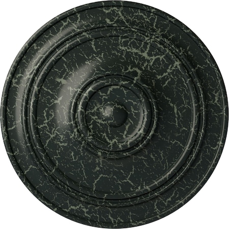 Ekena Millwork Small Classic Ceiling Medallion (Canopies up to 10"), 40 1/4"OD x 3 1/8"P, Painted Turtle Crackle CM40CLPTC